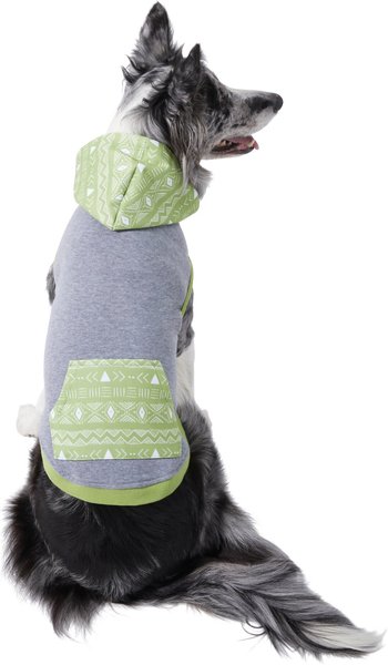 Frisco Green Southwest Dog & Cat Hoodie, Small slide 1 of 8