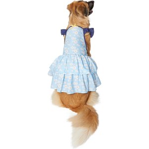 Frisco Blue Daisies Dog & Cat Dress, XXX-Large