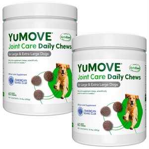 YuMOVE Joint Health Hickory Flavor Large & Giant Breed Soft Chew Dog Supplement, 120 count