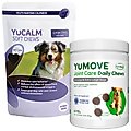 YuMOVE Joint Health Hickory Flavor Large & Giant Breed Soft Chew Dog Supplement, 60 count & YuCALM Lintbells Calming Soft Chews Large Breed Dog Supplement, 30 count 