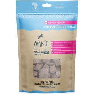 Nandi Bushveld Venison Freeze-Dried Dog Food, 16-oz bag