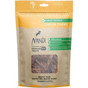 Nandi Karoo Ostrich Tendon Dog Chew, 20-oz bag