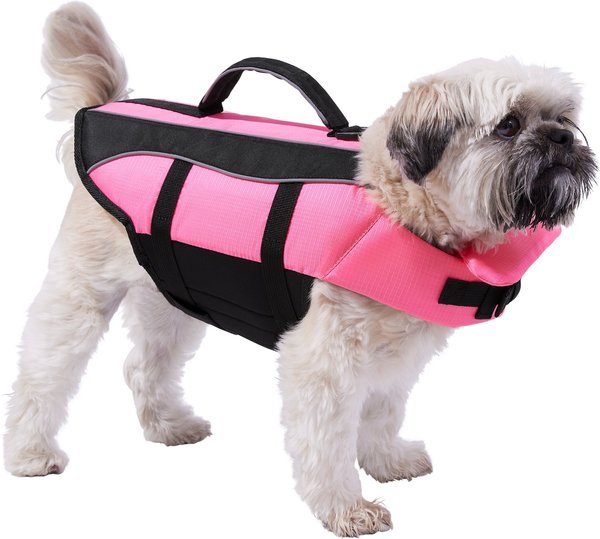 Frisco Ripstop Dog Life Jacket, Pink, Large slide 1 of 9