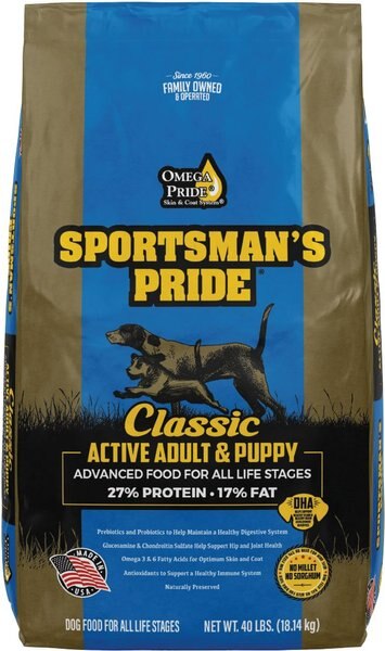 Sportsman's Pride Classic 27/17 Active Adult & Puppy Dry Dog Food, 40-lb bag slide 1 of 10