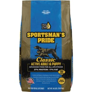 Sportsman's Pride Classic 27/17 Active Adult & Puppy Dry Dog Food, 40-lb bag