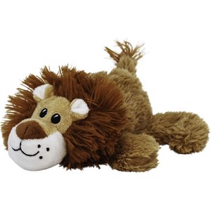 KONG Cozie Nate the Lion Plush Squeaky Dog Toy, Small