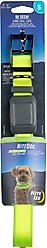 Nite Ize Rechargeable LED Dog Collar, Lime, Small