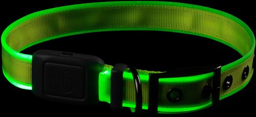 Show full view: Nite Ize Rechargeable LED Dog Collar, Lime, Large slide 7 of 9