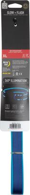 Show full view: Nite Ize Rechargeable LED Dog Collar, Blue, X-Large slide 3 of 8