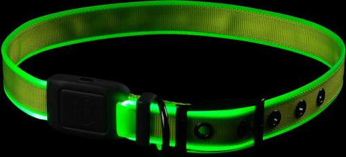 Show full view: Nite Ize Rechargeable LED Dog Collar, Lime, X-Large slide 8 of 10