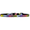 Yellow Dog Design Tie-Dye Polyester Personalized Standard Dog Collar, X-Small