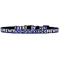Yellow Dog Design Paisley Polyester Personalized Standard Dog Collar, Blue, X-Small