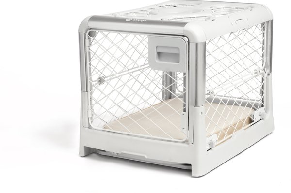 Diggs Revol Collapsible Dog Crate, Ash, Small slide 1 of 8