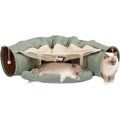 Coziwow by Jaxpety Collapsible Cat Tunnel Bed, Green