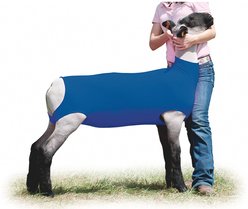 Weaver Livestock Cotton Lamb Tube, Blue, Large