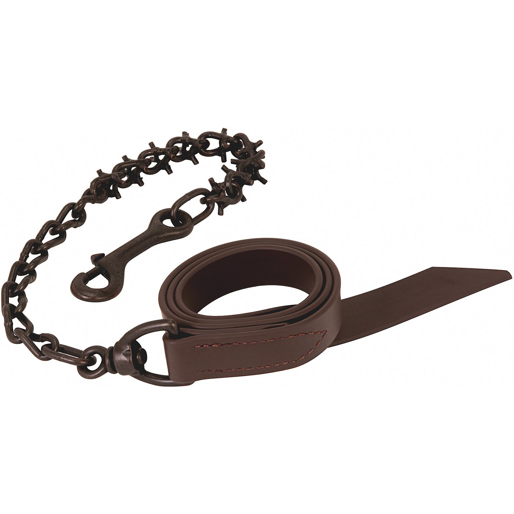 Weaver Livestock Brahma Webb Pronged Cattle Lead Chain