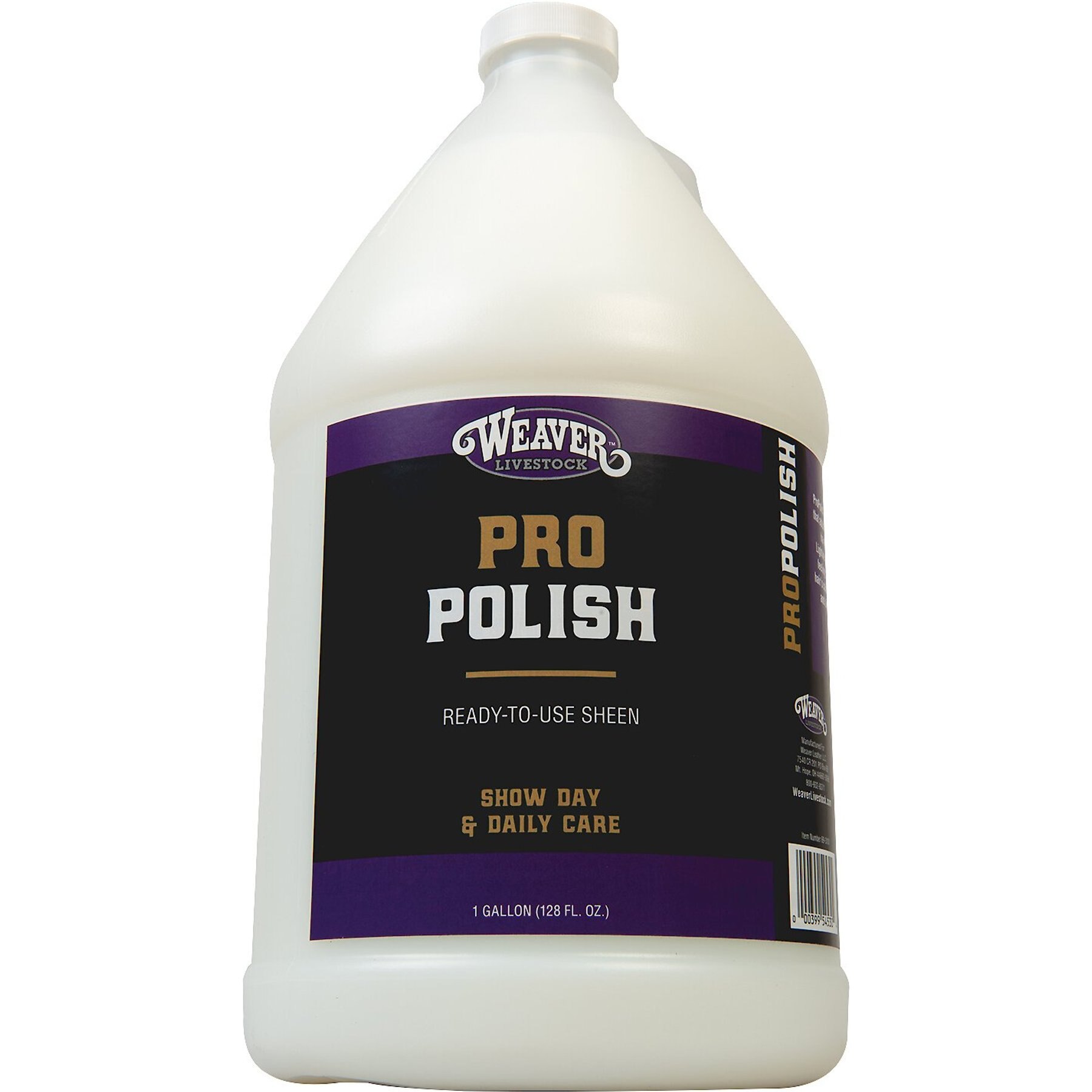 Weaver Livestock Stierwalt ProWash Whitening Foam Farm Animal Shampoo, 1-gal bottle