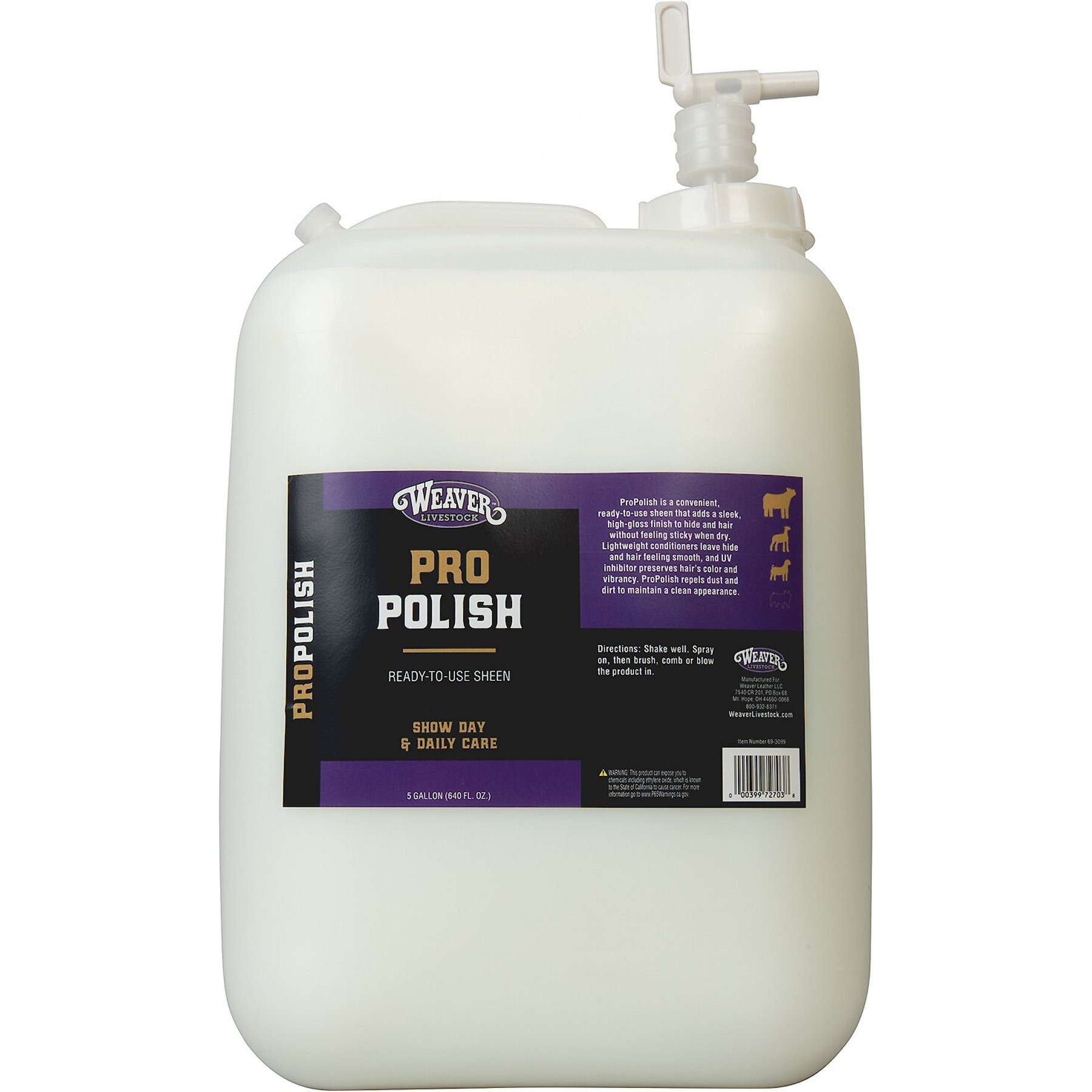 Weaver Livestock Stierwalt ProWash Mild Foam Farm Animal Shampoo, 1-gal bottle