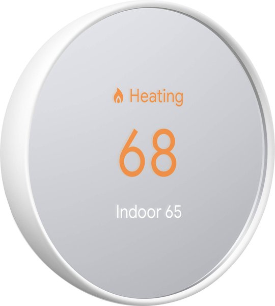 Google Nest Thermostat - Smart Programmable Wi-Fi Thermostat - Snow