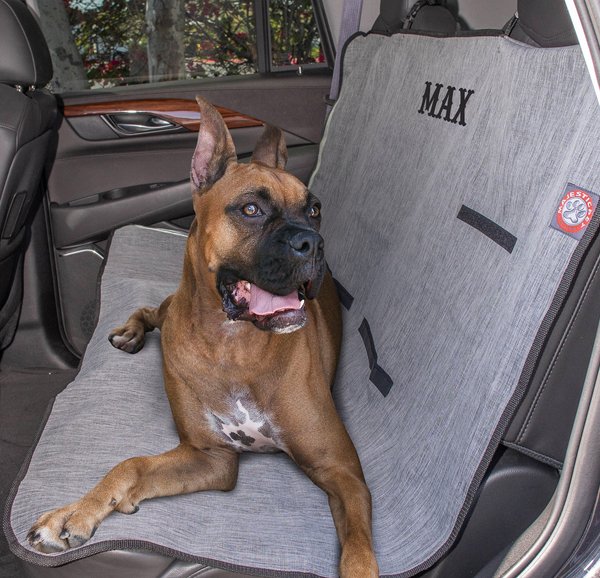 Majestic Pet Personalized Bench Seat Cover, Grey slide 1 of 4
