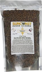 SunCoast Sugar Gliders Wholesome Balance Honey & Yogurt Flavored Sugar Glider Food, 1.5-lb bag