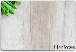 904 Custom Personalized Woodgrain Dog & Cat Placemat