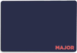 904 Custom Personalized Solid Dog & Cat Placemat, Navy