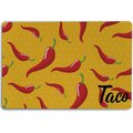 904 Custom Personalized Hot Pepper Dog & Cat Placemat