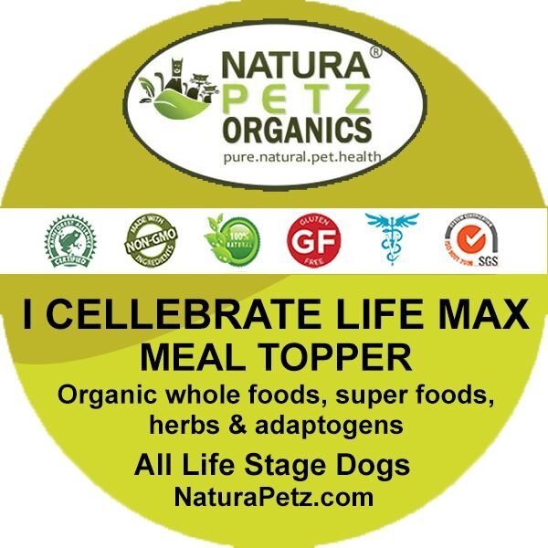 NATURA PETZ ORGANICS I CELLEBRATE LIFE MAX MEAL TOPPER Antioxidant