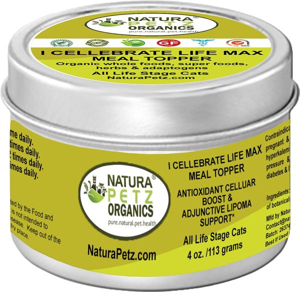NATURA PETZ ORGANICS I CELLEBRATE LIFE MAX MEAL TOPPER Antioxidant