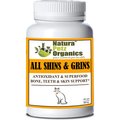 Natura Petz Organics ALL SHINS & GRINS - Antioxidant Super Food Bone, Eye, Teeth & Skin Support* Cat Supplement