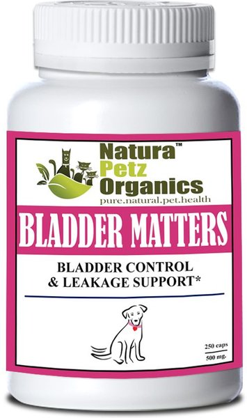 NATURA PETZ ORGANICS BLADDER MATTERS MAX* Master Blend Bladder Control &  Leakage Support* Dog Supplement 