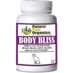 Natura Petz Organics Body Bliss Cat Supplement, 150 count