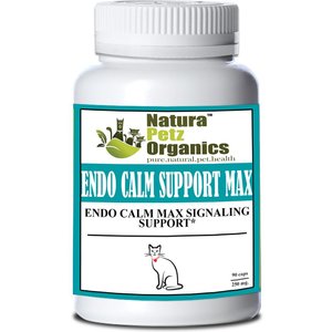 Natura Petz Organics ENDO CALM SUPPORT MAX* Endo Calm Max Signaling Support* Cat Supplement, 90 count
