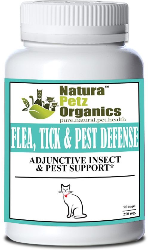 Natura Petz Organics FLEA, TICK & PEST DEFENSE* Adjunctive Insect & Pest Support* Cat Supplement