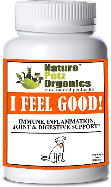 Natura Petz Organics I FEEL GOOD - Immune, Inflammation, Joint & Digestive Support* Dog Supplement, 250 count slide 1 of 4