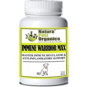 Natura Petz Organics IMMUNE WARRIOR MAX* Immune Regulator & Anti-Inflammatory Support* Dog Supplement