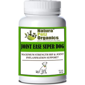 Natura Petz Organics JOINT EASE MAX SUPER DOG* Maximum Strength Hip Joint & Inflammation Support* Dog Supplement