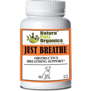 Natura Petz Organics JUST BREATHE* Obstructive Breathing Support* Dog Supplement, 90 count