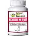 Natura Petz Organics KICK START MY HEART* Probiotic Heart (Cardiovascular) & Circulation Support* Dog Supplement, 90 count
