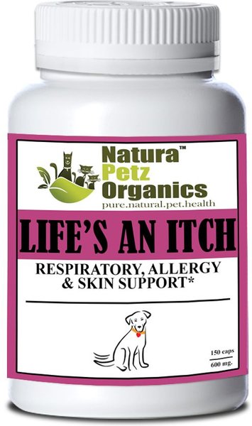 Natura Petz Organics LIFE'S AN ITCH!* Respiratory, Allergy & Skin Support* Dog Supplement slide 1 of 4