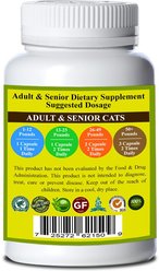 Natura Petz Organics LONG TIME NO SEE* Vision & Ocular Health Support* Cat Supplement, 90 count slide 2 of 4