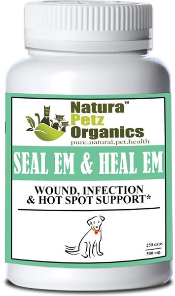 NATURA PETZ ORGANICS Seal Em & Heal Em Homeopathic Medicine for Wounds for  Dogs, 250 count 
