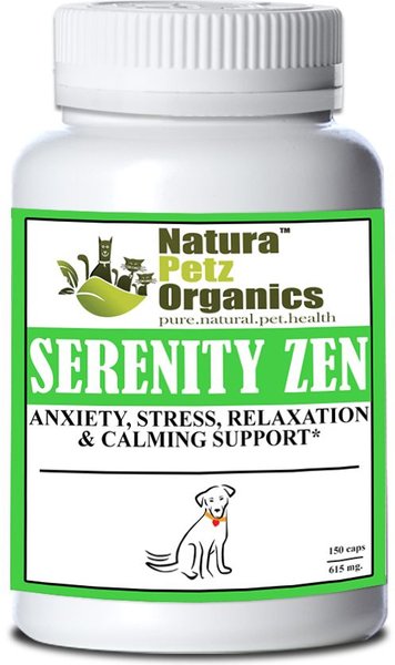 Natura Petz Organics SERENITY ZEN - Anxiety, Stress, Relaxation & Multi-Systems Calming Support* Dog Supplement slide 1 of 4