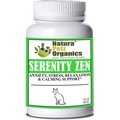 Natura Petz Organics SERENITY ZEN - Anxiety, Stress, Relaxation & Multi-Systems Calming Support* Cat Supplement, 150 count