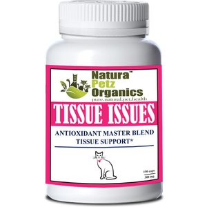 Natura Petz Organics TISSUE ISSUES* Antioxidant Master Blend Tissue Support* Cat Supplement, 150 count