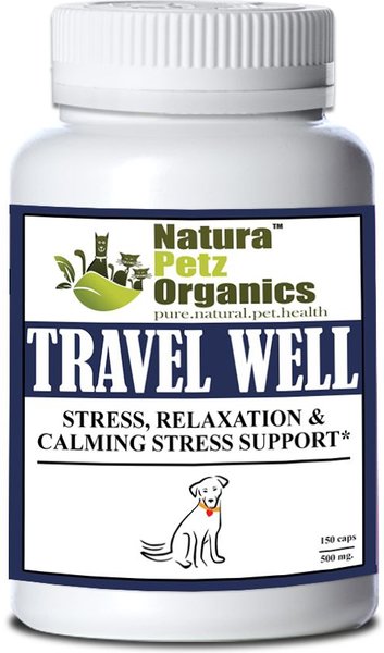 Natura Petz Organics TRAVEL WELL* Stress, Relaxation & Calming Support* Dog Supplement slide 1 of 4