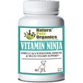 Natura Petz Organics VITAMIN NINJA - OMEGA 3 & 6, Super Food, Immune & Multi-Vitamin Support* Dog Supplement, 150 count