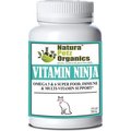 Natura Petz Organics VITAMIN NINJA - OMEGA 3 & 6, Super Food, Immune & Multi-Vitamin Support Cat Supplement, 150 count