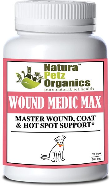 Natura Petz Organics WOUND MEDIC MAX* Master Wound Skin & Coat Support* Dog Supplement